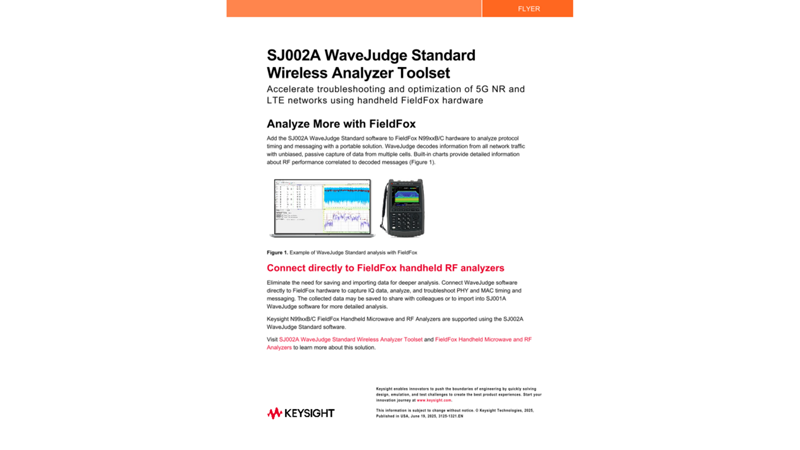 SJ002A WaveJudge Standard Wireless Analyzer Toolset